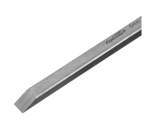 Стамеска, 6 мм, плоская, пластиковая рукоятка Sparta