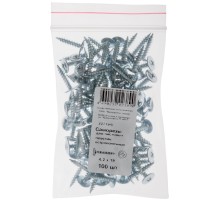 Саморезы для листовых пластин, остроконечные 4,2 х 76 100 шт Фасовка