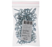 Саморезы для листовых пластин, остроконечные 4,2 х 19 100 шт Фасовка