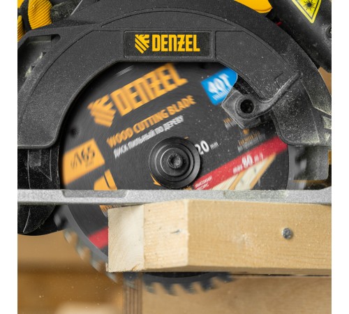 Пильный диск по дереву с гвоздями, ф165 х 20 мм, 40 зубов Denzel