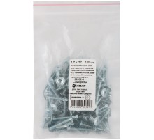 Саморезы для листовых пластин, наконечник-сверло 4,2 х 32 100 шт Фасовка