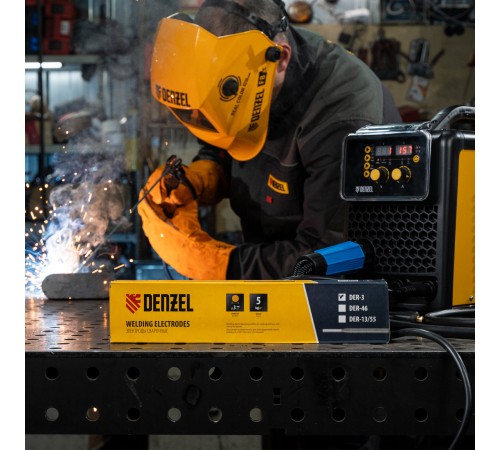 Электроды DER-3, диам. 3 мм, 5 кг, рутиловое покрытие// Denzel