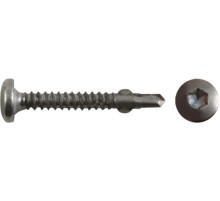 Саморезы специал., полукр.головка Torx, сверло, с "крылышками", 4,2 х 32 100 шт Пром