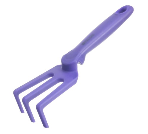 Рыхлитель 3 - зубый, 75 х 250 мм, пластиковый, гелевая рукоятка, Nylon Soft, Palisad