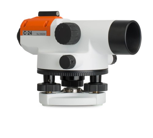 Комплект оптический нивелир RGK C-24 с поверкой + штатив S6-N + рейка AMO S4