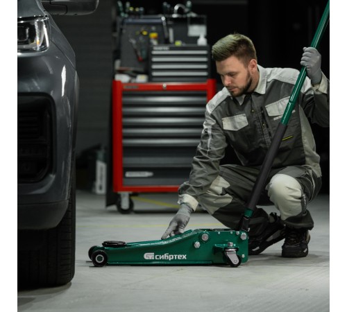 Домкрат подкатной гидравлический 3.5т 95-520 мм 50851