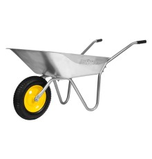 Тачка садовая, грузоподъемность 90 кг, оцинк. рама, объем 65 л Сибртех