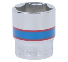 Головка торцевая стандартная шестигранная 3/8", 21 мм KING TONY 333521M Головка торцевая стандартная шестигранная 3/8", 21 мм KING TONY 333521M