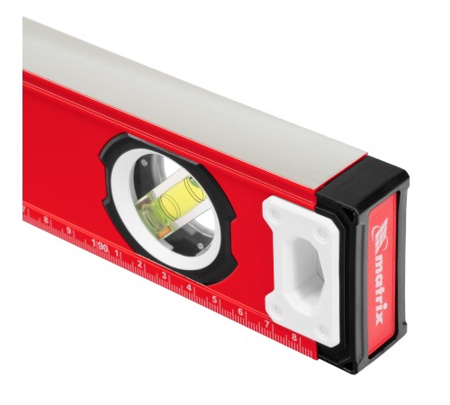 Уровень алюминиевый, фрезерованный, 3 глазка, рукоятки, 2000 мм Matrix