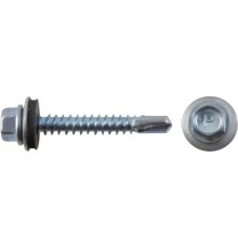 Шурупы кровельные некрашеные, со сверлом 4.8 х 60 100 шт. ПРОМ