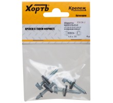 Шурупы кровельные остроконечные некрашенные 4.8 х 28 (фасовка 4 шт) Шурупы кровельные остроконечные некрашенные 4.8 х 28 (фасовка 4 шт)