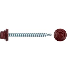 Шурупы кровельные со сверлом 4.8 х 50 красный, RAL 3011 250 шт. (фасовка)
