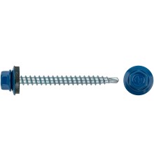 Шурупы кровельные со сверлом 4.8 х 50 синий, RAL 5005 250 шт. (фасовка)