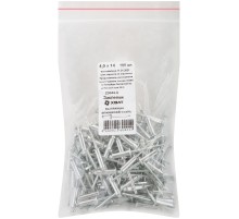 Заклепки вытяжные комбинированные, алюминий-сталь 4,0 х 14 100шт Фасовка