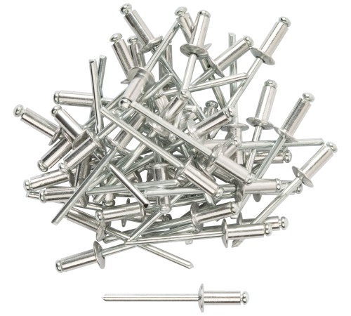 Заклепки мелкая фасовка, 50 шт., 4.0 х 10 мм FIT РОС