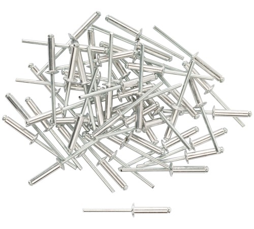 Заклепки мелкая фасовка, 50 шт., 4.0 х 18 мм FIT РОС