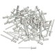 Заклепки мелкая фасовка, 50 шт., 4.8 х 8 мм FIT РОС