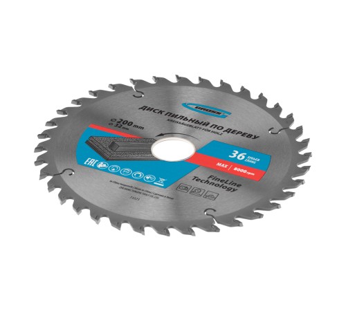 Пильный диск по дереву 200 x 32/30 x 36Т Gross