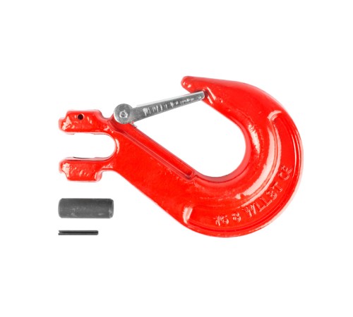 Крюк с вилочным креплением и защелкой TOR г/п 8,0 тн (D) Крюк с вилочным креплением и защелкой TOR г/п 8,0 тн (D)