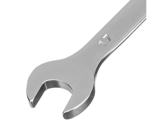 Набор ключей комбинированных 6-19 мм, 8 шт., CrV, матовый хром Stels