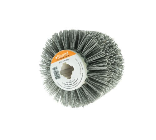 Щетка Нейлон,d=120мм,K180,для структурир,состаривания мягк.древ.,шлиф металл,Sturm!