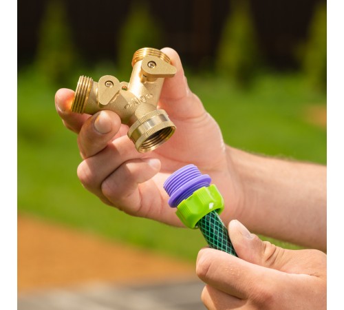 Соединитель пластмассовый, для шланга 1/2, с внешней резьбой 3/4 Palisad