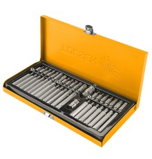 Набор вставок (бит) 10 мм, Torx, Spline, Hex, 40 предметов TOLSEN TT20385