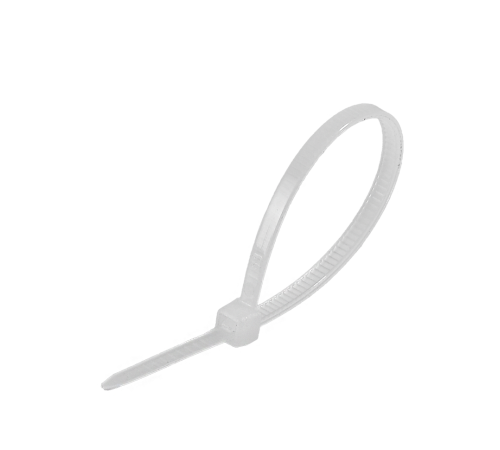 Хомуты нейлоновые (стяжки) белые 100 шт. Вихрь 2,5*100 Б