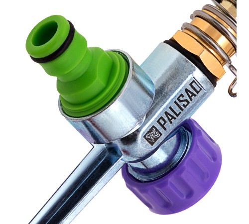 Разбрызгиватель латунный, импульсный, с регулировкой угла горизонт распыления до 26 м Palisad