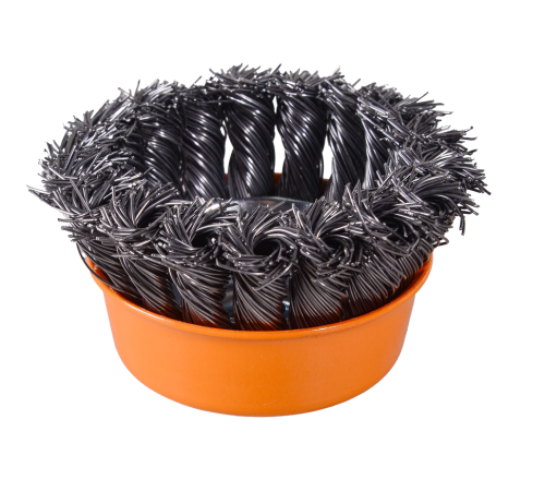 Щётка чашечная для УШМ, крученая, 75 мм Вихрь Щётка чашечная для УШМ, крученая, 75 мм Вихрь