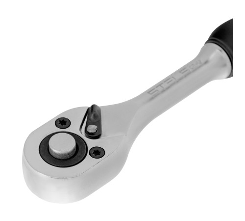 Набор торцевых головок с трещоткой, 1/4, 26 предметов Stels