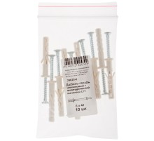 Дюбель-гвоздь нейлоновый с цилиндрической манжетой LYT 6 х 40, 10 шт. (Фасовка) HQ Дюбель-гвоздь нейлоновый с цилиндрической манжетой LYT 6 х 40, 10 шт. (Фасовка) HQ