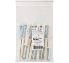 Дюбель-гвоздь нейлоновый с цилиндрической манжетой LYT LK SP 8 х 60, 10 шт (Фасовка) HQ