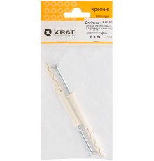Дюбель-гвоздь нейлоновый с потайной манжетой LYT 8 х 80 UK KP (фасовка 2 шт.)