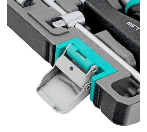 Набор инструментов, 1/4, CrV, пластиковый кейс, 29 предметов Stels