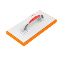 Терка пластмассовая, гидрогубчатое покрытие 20 мм, 270 x 130 мм, двухкомпонентная ручка Matrix