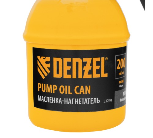 Масленка-нагнетатель, металлический корпус, 0,2 л, гибкий наконечник Denzel Масленка-нагнетатель, металлический корпус, 0,2 л, гибкий наконечник Denzel