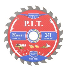 Диск пильный по дереву P.I.T. ACTW14-210T24