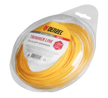 Леска для триммера квадратная, 1.3 мм х 15 м Denzel