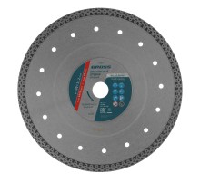 Диск алмазный, 230 х 22.2 мм, тонкий, сплошной (Jaguar) мокрая резка Gross