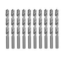 Сверло по металлу, 9 мм, полированное, HSS, 10 шт, цилиндрический хвостовик Matrix