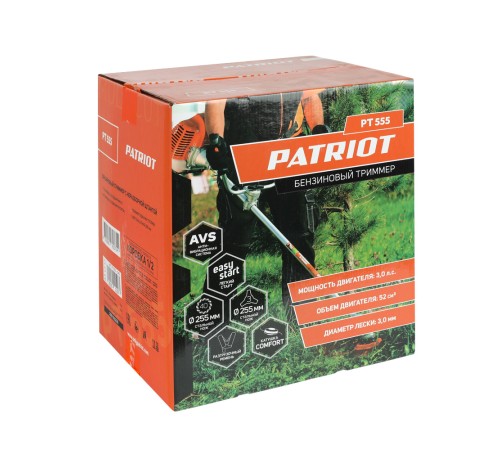 Триммер бензиновый PATRIOT PT 555