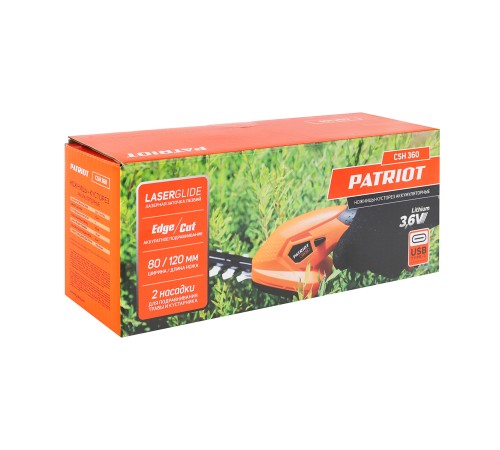 Ножницы-кусторез аккумуляторные PATRIOT CSH 360 Ножницы-кусторез аккумуляторные PATRIOT CSH 360