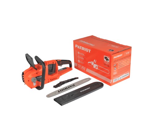 Пила цепная аккумуляторная PATRIOT CS 302 Пила цепная аккумуляторная PATRIOT CS 302
