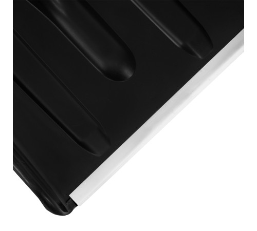 Лопата для уборки снега полипропиленовая, 275х365х870 мм, деревянный черенок, Sparta