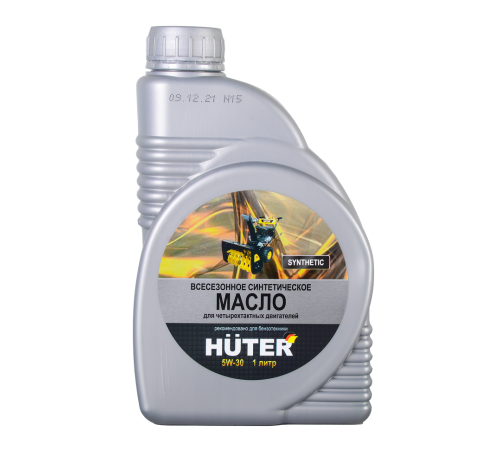 Масло моторное 5W-30 синтетическое для четырёхтактных двигателей Huter