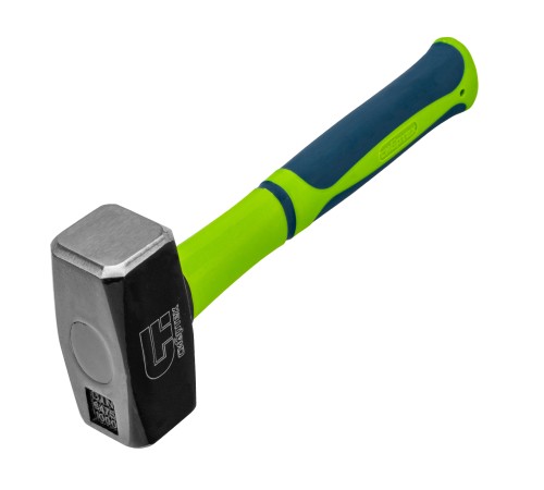 Кувалда, 1000 г, фибергласовая обрезиненная рукоятка Сибртех