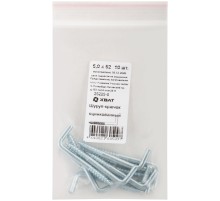 Шуруп-крючок оцинкованный, 5,0 х 52, 10 шт Фасовка