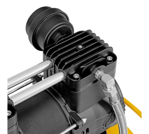 Компрессор безмасл. малошумный DLP-950/24, 950Вт,24 л, 2850 об/мин, 170 л/мин Denzel