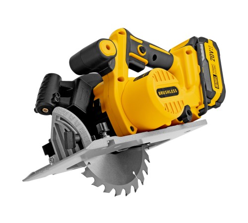 Пила циркулярная аккумуляторная бесщет. CCSH-BL-20-185, 185 мм, Li-Ion, 20 В// Denzel